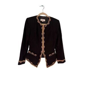 Vintage Nina K embroidered‎ blazer jacket size 6